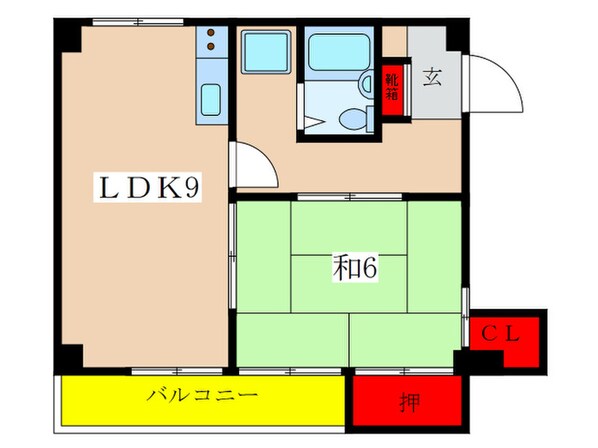 メゾンフォンテーヌの物件間取画像